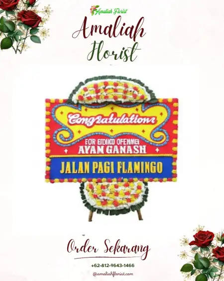 Sewa Papan Bunga Gebangsari